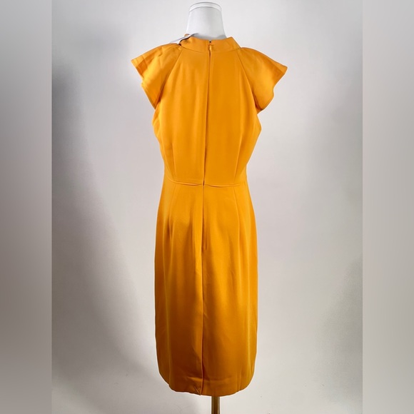 NWT NEW J crew Ruffle-front sheath dress in 365 crepe - Picture 3 of 5